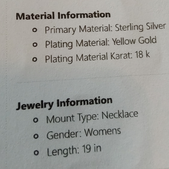 Women's Garnet necklace - Picture 6 of 8